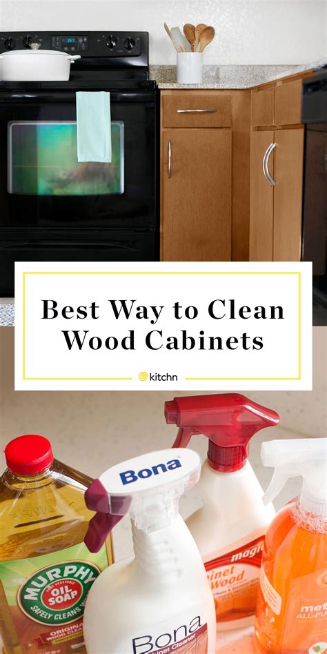 how to clean wooden cabinets